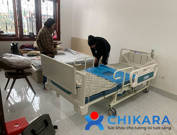 Bàn giao giường y tế cho khách hàng tại Lạng Sơn