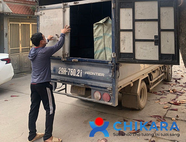 Bàn giao giường y tế cho khách hàng tại Nam Định