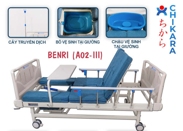 Bán giường bệnh nhân có bô vệ sinh giá rẻ