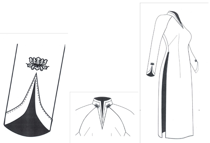 vẽ áo dài việt nam