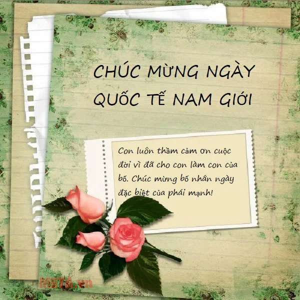 Chúc mừng ngày quốc tế đàn ông