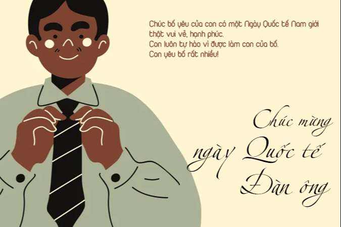 Chúc mừng ngày quốc tế đàn ông