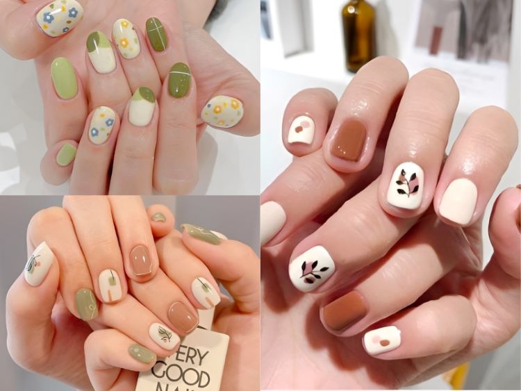 Mẫu nail đơn giản cho móng ngắn
