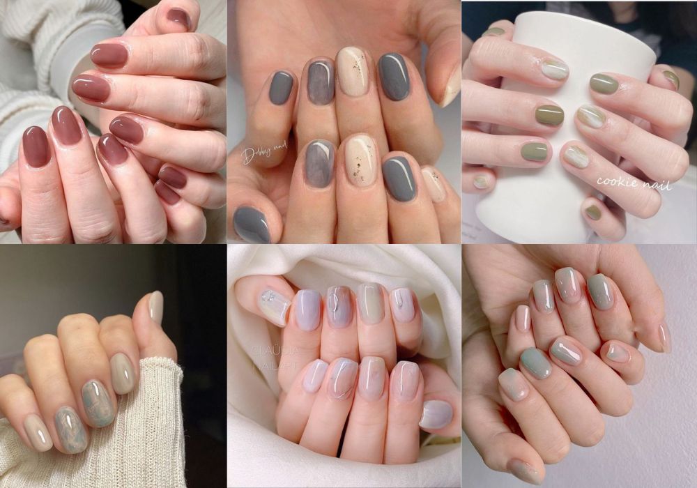 mẫu nail đơn giản cho móng ngắn