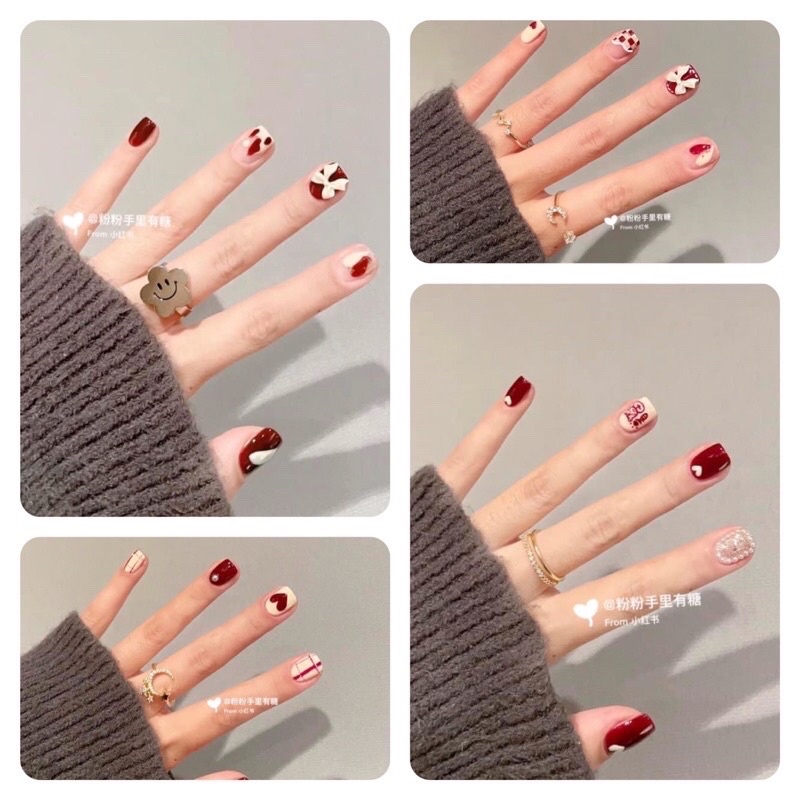 mẫu nail đơn giản cho móng ngắn