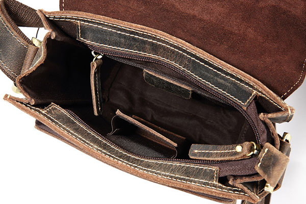 Túi nam đeo chéo da bò