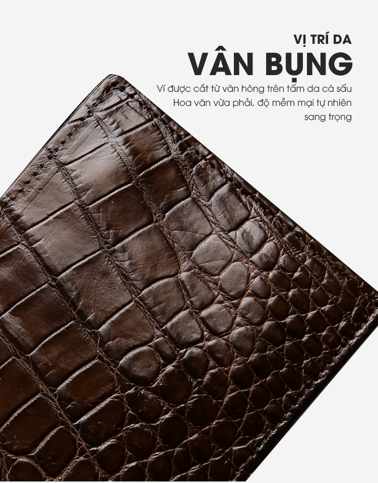 Ví da cá sấu cao cấp