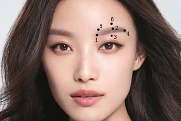 vị trí nốt ruồi trên mặt nữ