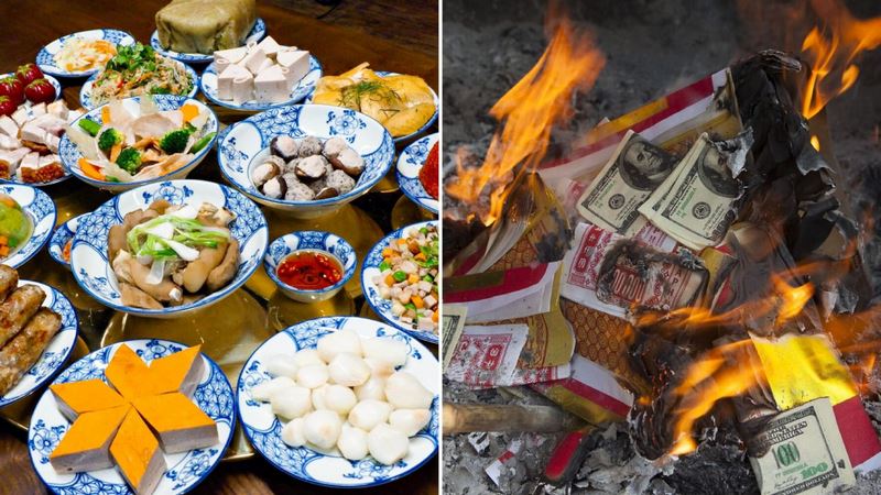 Mẫu văn khấn hóa vàng sau Tết gia tiên