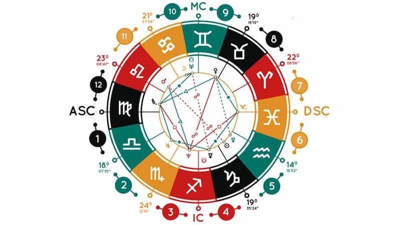 Bản đồ sao còn được gọi là biểu đồ chiêm tinh hoặc bản đồ thiên văn