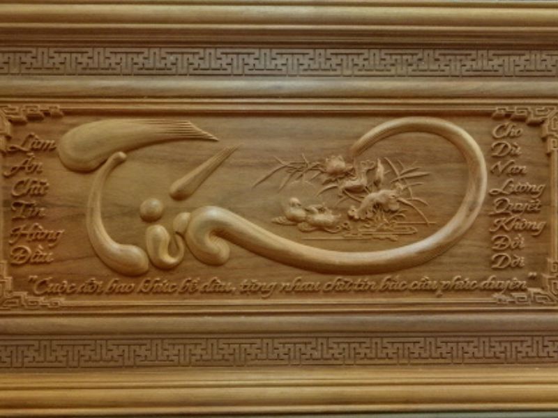 Các vị trí thích hợp để treo tranh phong thủy chữ tín