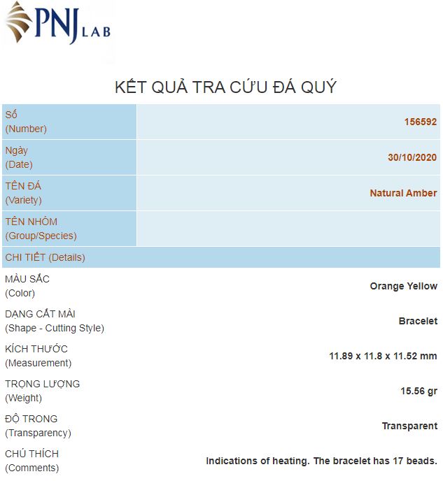 Vòng Hổ Phách Baltic cognac vàng mật ong 12mm cao cấp