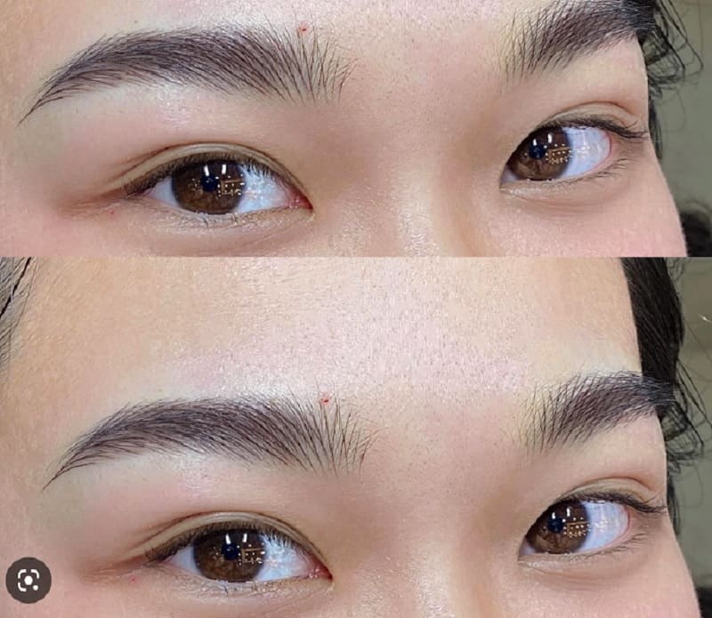 Điêu khắc chân mày phong thủy Hairstroke