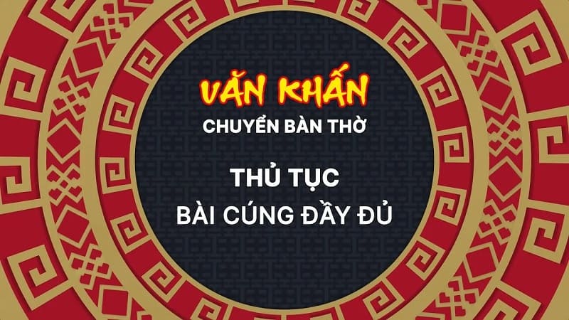 Khi viết văn khấn chuyển bàn thờ, cần sử dụng ngôn ngữ trang trọng và lịch sự