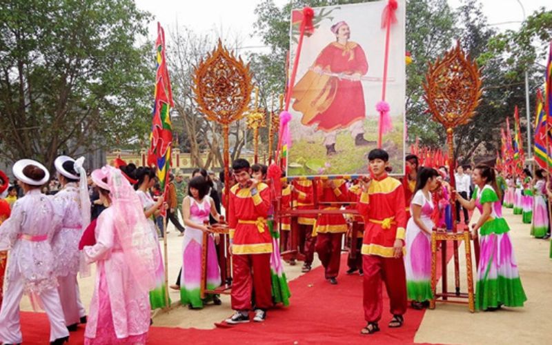 Lễ hội tại đền thờ Cô Chín diễn ra hàng năm