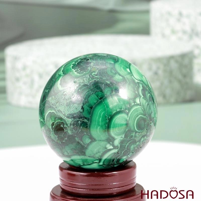 Cầu đá lông công 9cm giúp chiêu tài