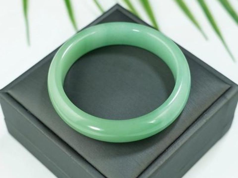 Vòng tay đá thạch anh xanh