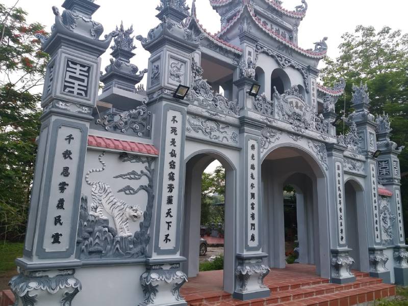 Đền thờ chính - Đền Bồng Lai (Ninh Bình)