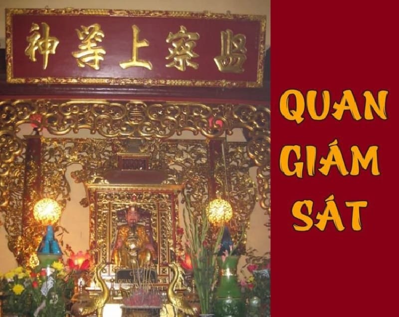 Vị thần chính được thờ tại đền là Quan Lớn Đệ Nhị, hay còn gọi là Quan Giám Sát