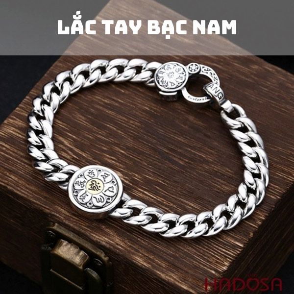 Lắc tay bạc nam