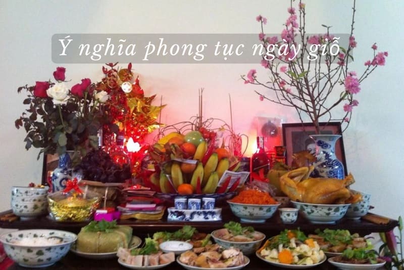 Trong ngày giỗ, việc dâng lễ vật và thực hiện nghi lễ giúp gia đình cầu xin sự bình an
