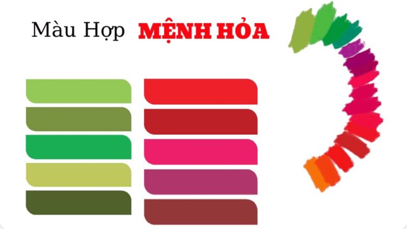 Người mệnh Hỏa có thể sử dụng khá nhiều màu sắc khác nhau