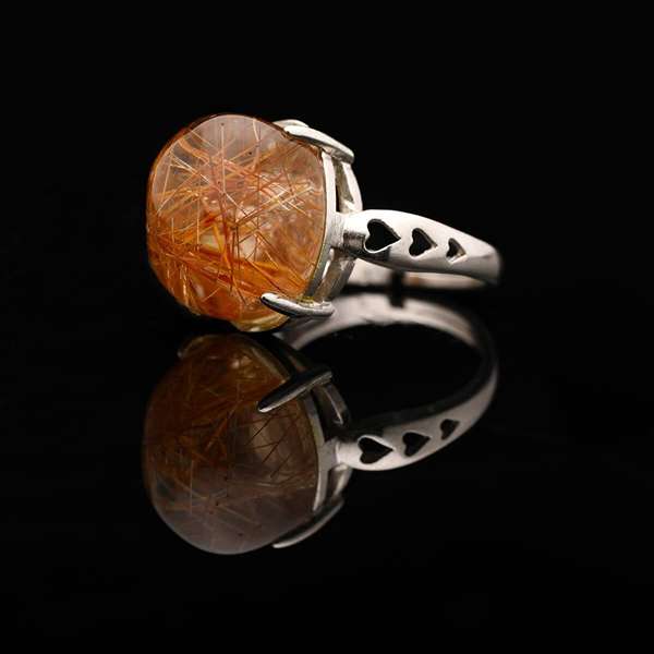 Hadosa cung cấp nhẫn thạch anh tóc đỏ uy tín