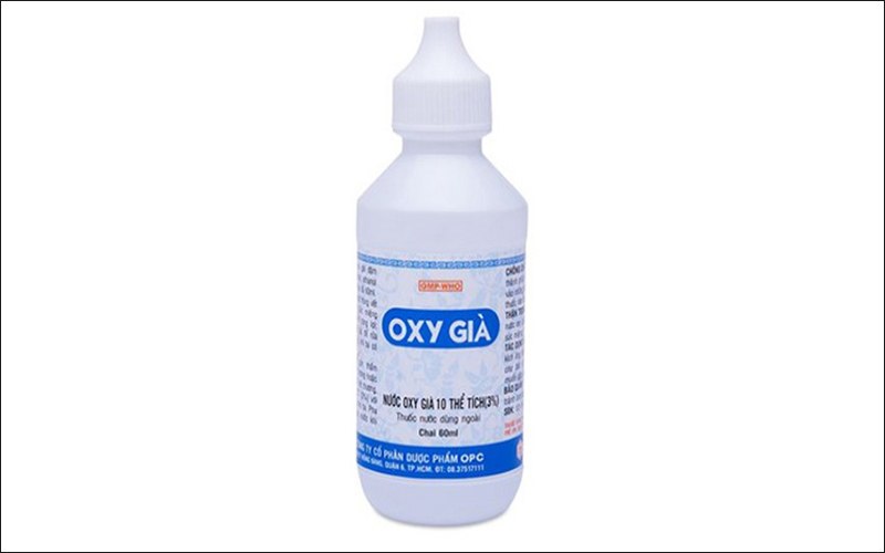 Sử dụng oxy già khắc phục tình trạng bạc bị vàng
