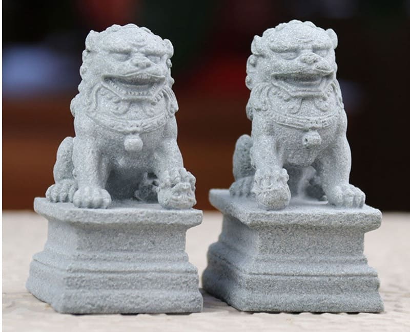 Mặt sư tử hướng ra ngoài là nguyên tắc quan trọng nhất khi đặt tượng