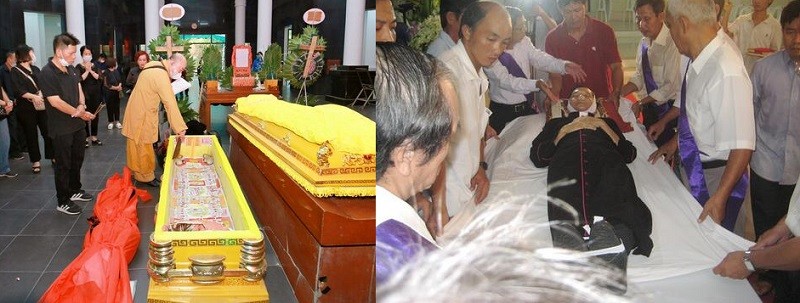 Tục buộc chân tay người chết có nhiều quy định khác nhau