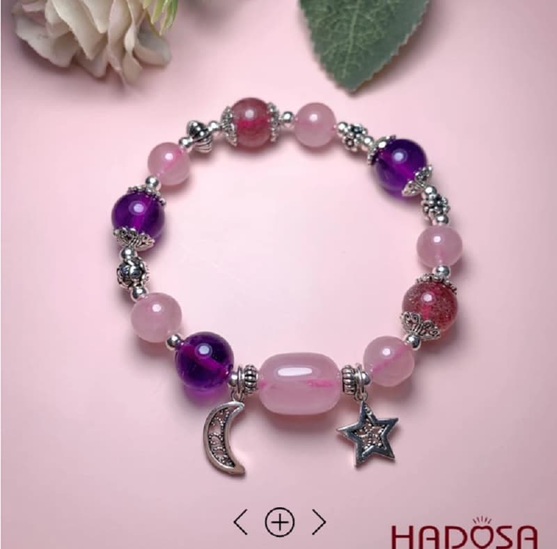 Đá thạch anh phong thủy dâu tây xua đuổi mệt nhọc, tăng cường hệ miễn dịch