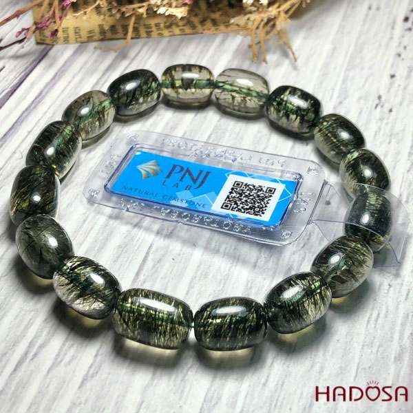 Đeo vòng tay thạch anh tóc xanh hỗ trợ cải thiện về mặt sức khỏe
