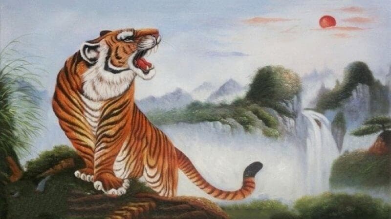 Tranh hổ là một loại tranh phong thủy thường