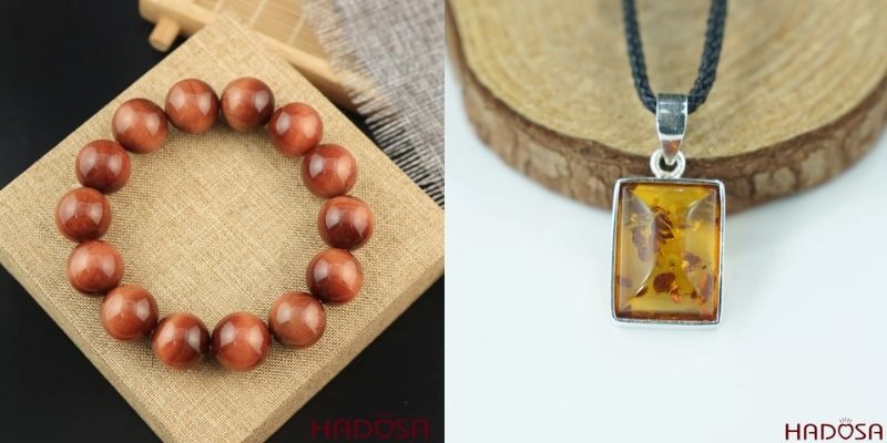 Trang sức từ đá mắt hổ và hổ phách HADOSA cho tuổi Dần