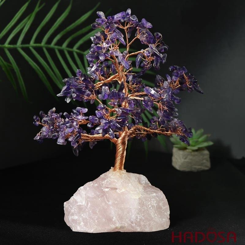 Cây Tài Lộc Thạch Anh Tím giúp thu hút sự may mắn