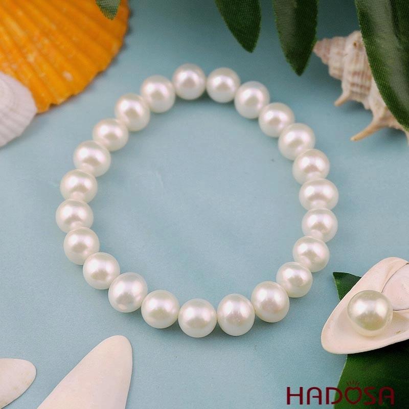 Sản phẩm vòng tay làm từ ngọc trai 8mm thu hút