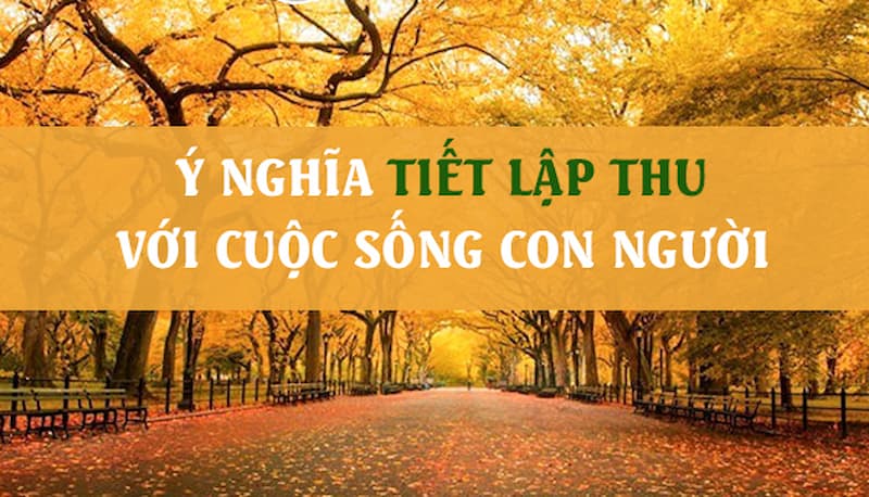 Biểu thị sự chuyển giao từ mùa hè sang mùa thu