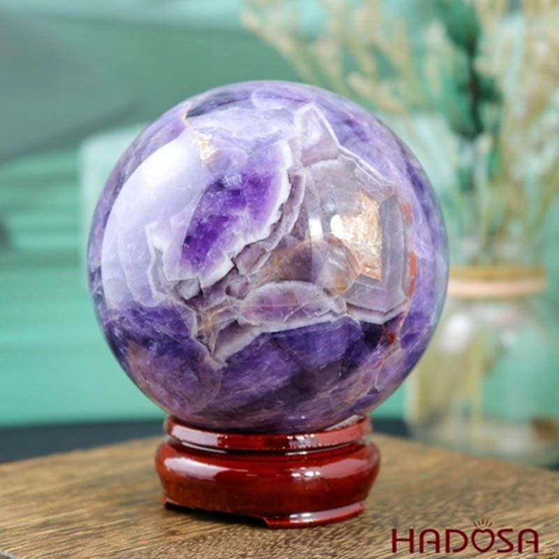 Quả cầu thạch anh tím