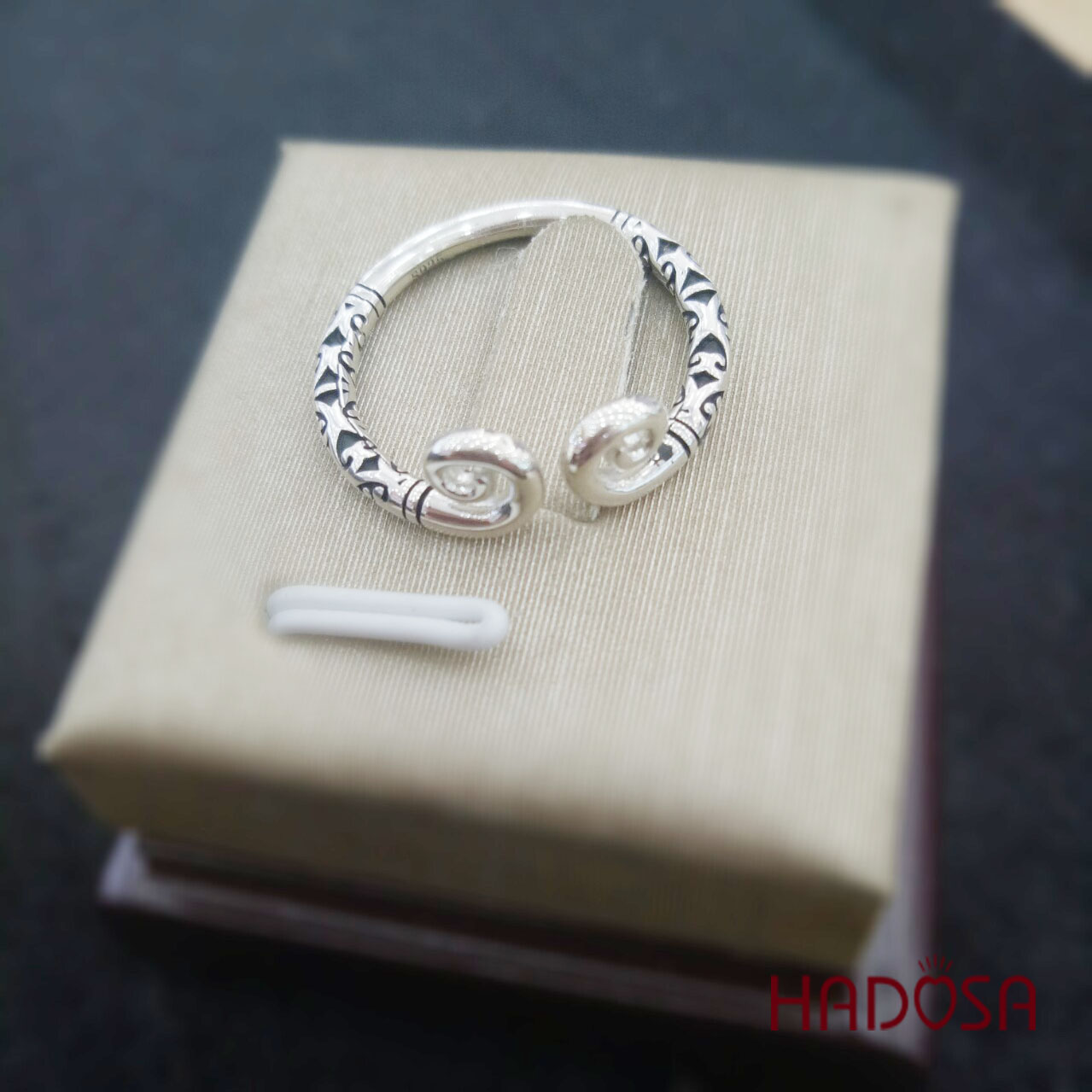 Nhẫn vòng kim cô bạc Thái