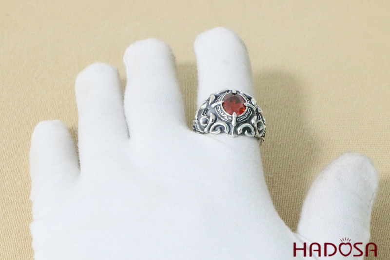 Nhẫn nam bạc Thái 925 handmade cho nam