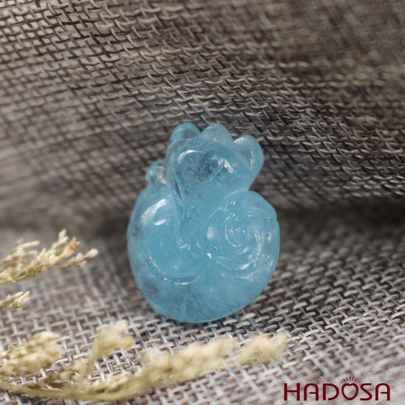 Hồ Ly ôm hoa Aquamarine 5A
