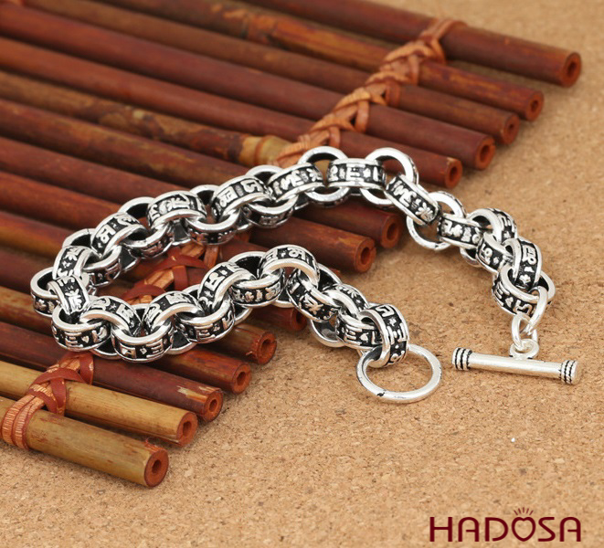 Lắc tay nam bạc Thái