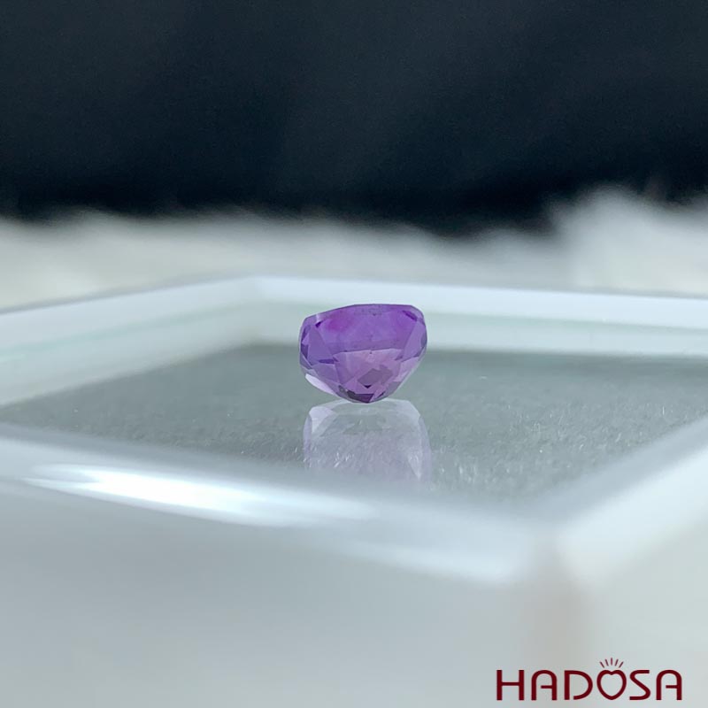Mặt đá thạch anh tím Amethyst Cus 07mm