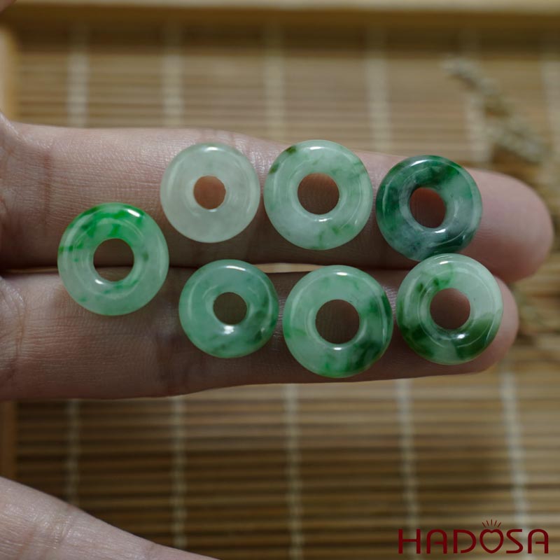 Mặt dây chuyền Cẩm Thạch tròn 13mm