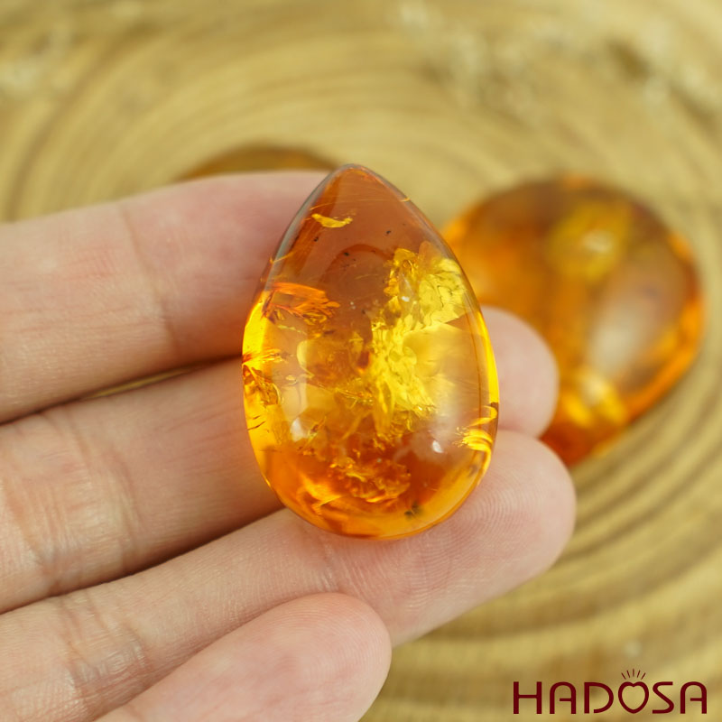 Mặt dây chuyền Hổ Phách giọt nước Baltic