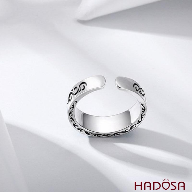 Nhẫn bạc nam bạc Thái