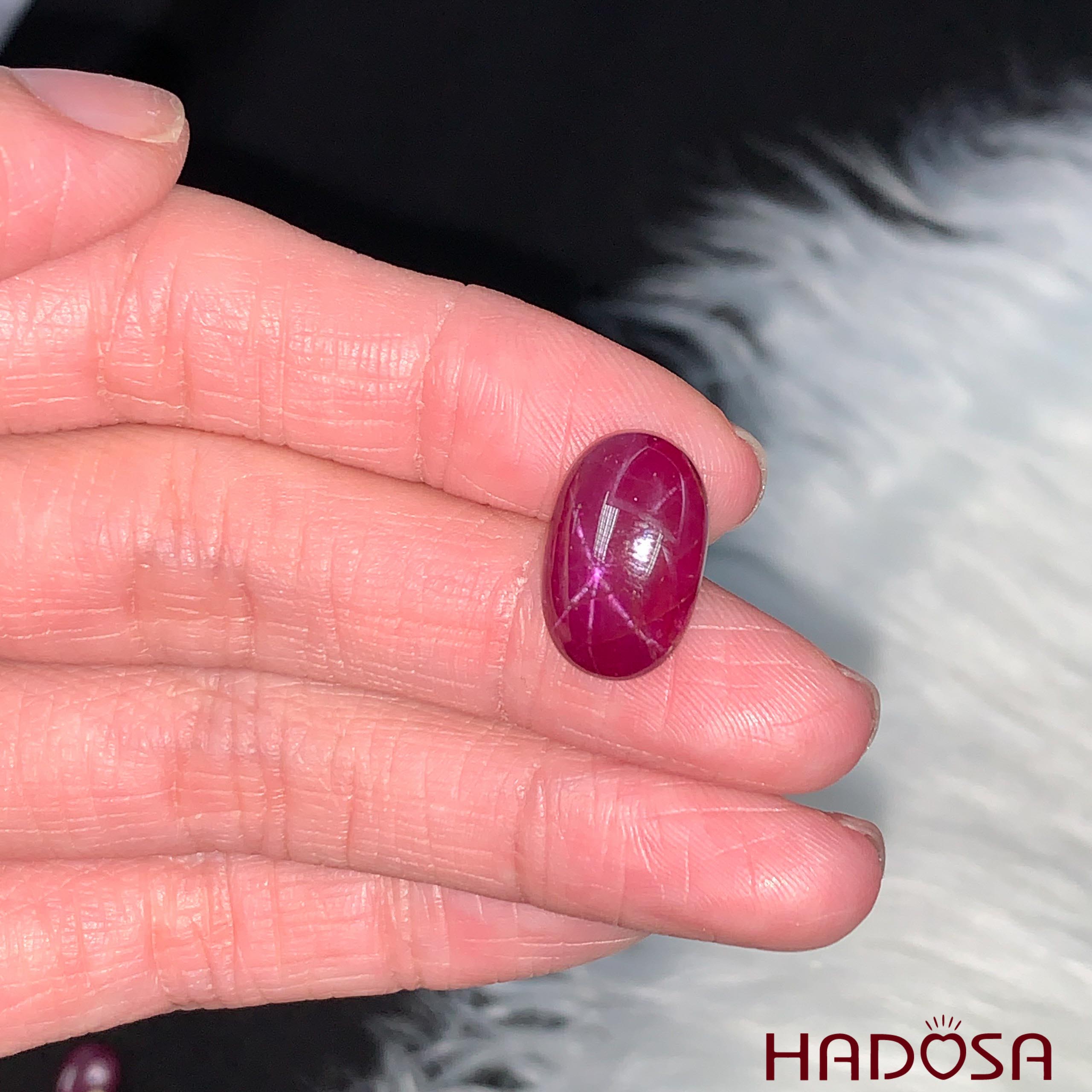 Ruby sao Yên Bái 9*15 - 11.1cts