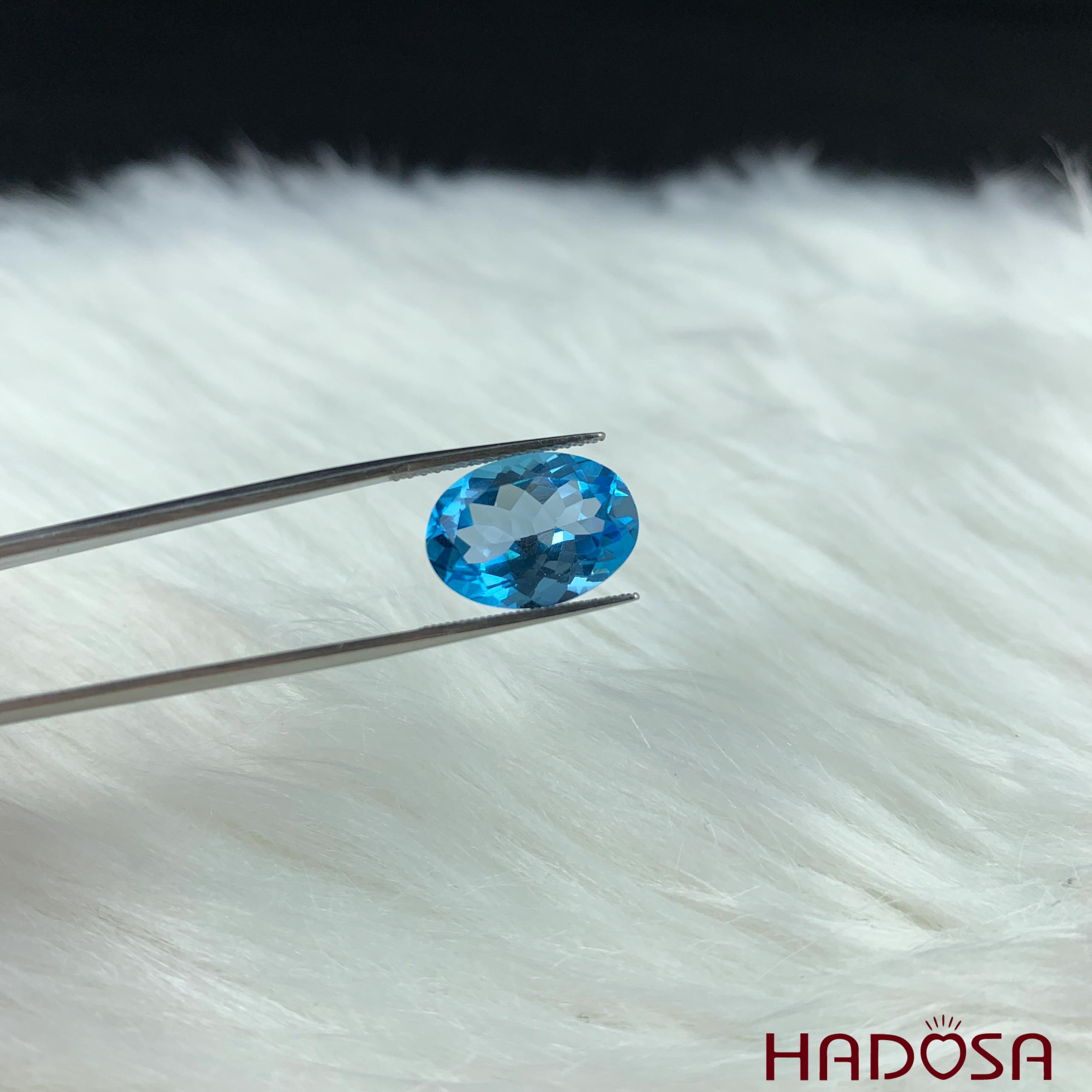 Swiss Topaz oval 10*14mm