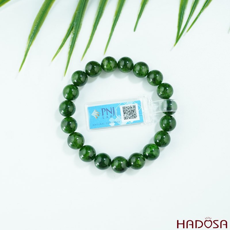 Vòng Diopside 10mm cao cấp chuẩn 5A