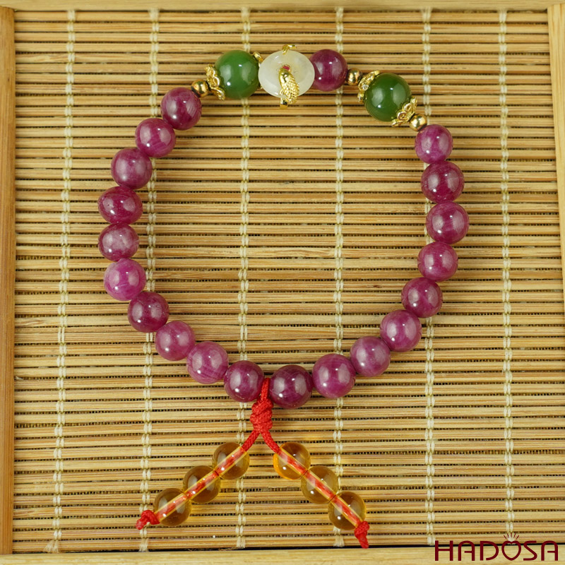 Vòng Ruby Hồng Ngọc đỏ 7mm